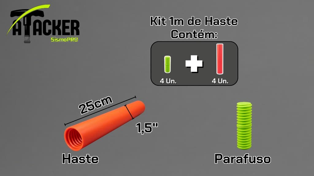 Atacker Haste 1 m — imagem 1 de 3